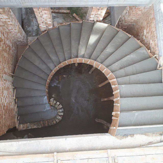 Бетон лестница құю | Монолит баспалдақ | Шымкент