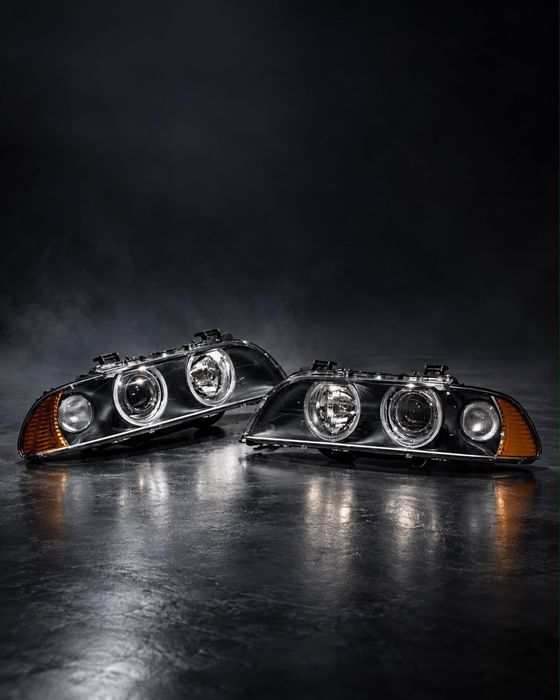 Фары BMW E36 E38 E39 E34 | Angel Eyes | Black Hella |