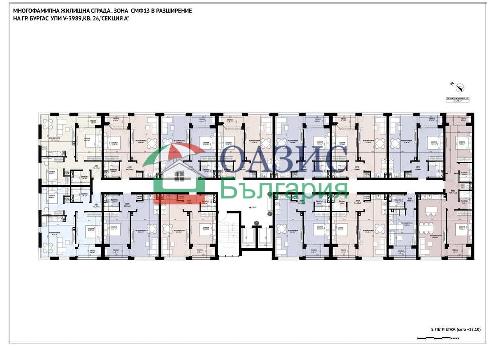 Апартамент с 2 спални в нов комплекс "Смокините 5", Бургас, 139.30 кв.м,