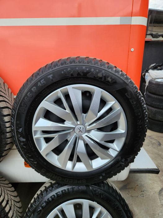 PEUGEOT 2008 Метални джанти със ЗИМНИ ГУМИ + ТАСОВЕ