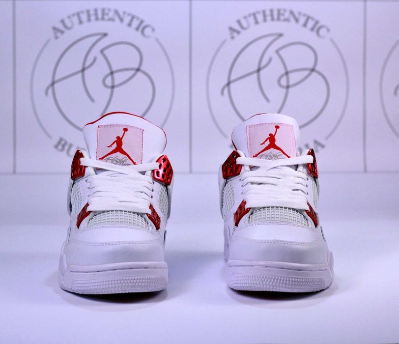 Nike Air Jordan Retro 4 Red Thunder Red Metallic Taupe Haze Zen Master