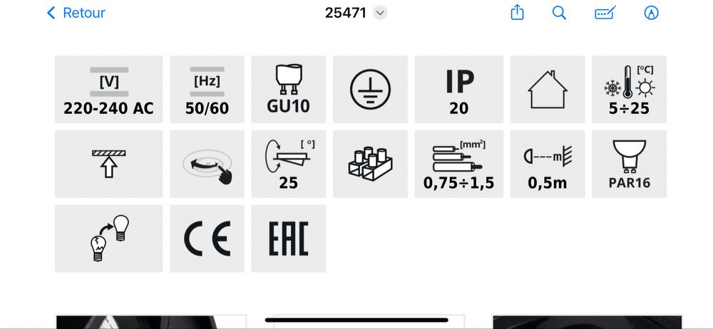 Plafoniere, dublu spot Kanlux negru mat