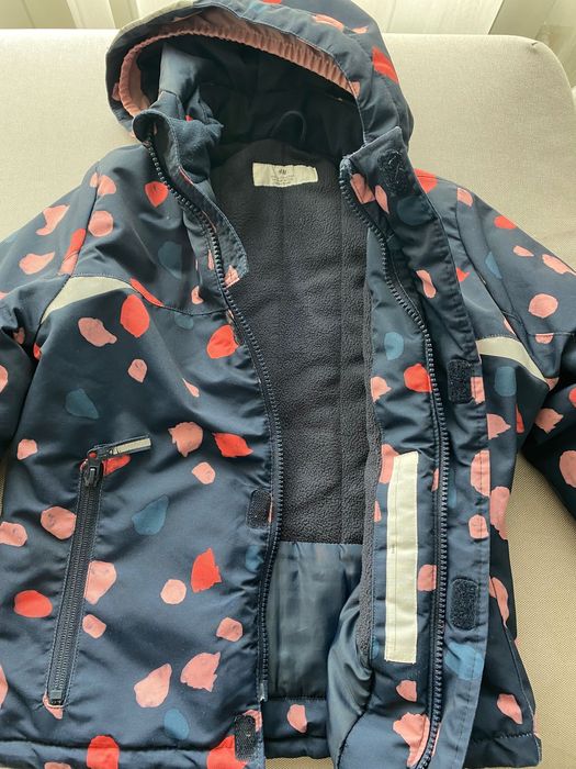 Детско зимно яке H&M, размер 116, 5-6г + подарък суичър