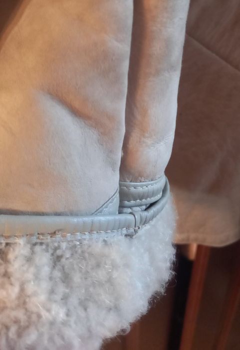 Cojoc damă  de blană  naturală  gri