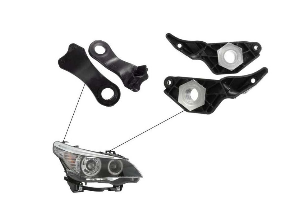 Комплект щипки за захващане на фар BMW 5 E60