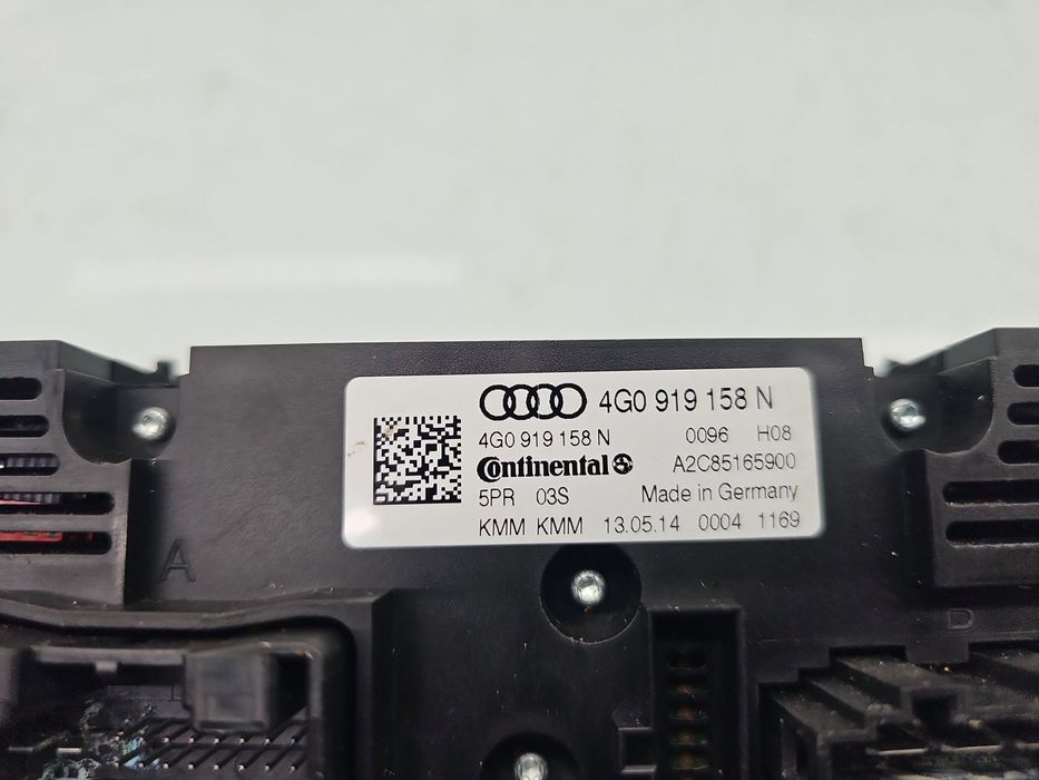 Panou comanda clima spate AUDI A7 (4GA) [Fabr 2011-2017] 4G0919158N
