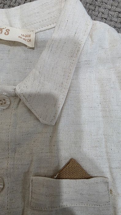 Костюм детский летний лён 86-92