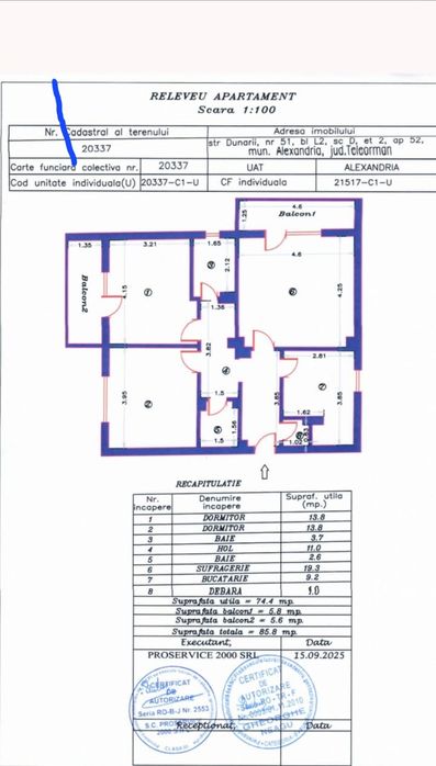 Apartament de vânzare 3 camere, zona HCC