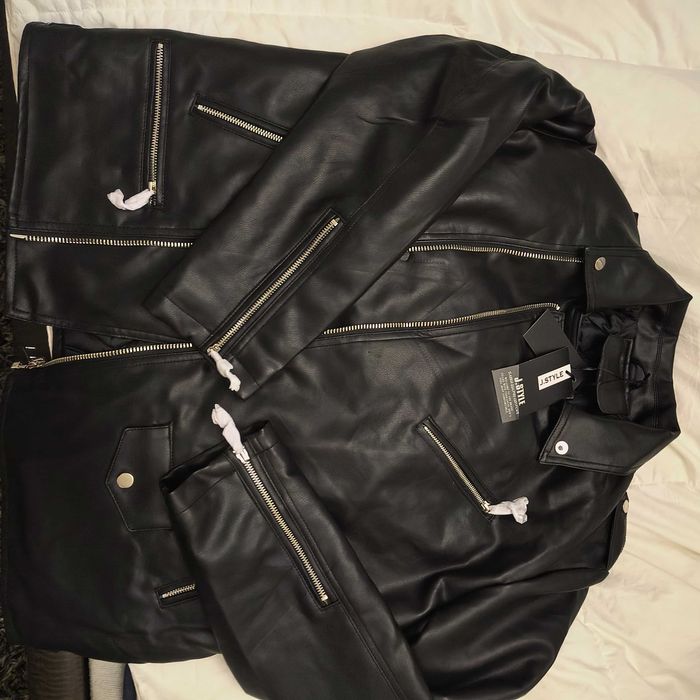 Зимно яке от еко кожа