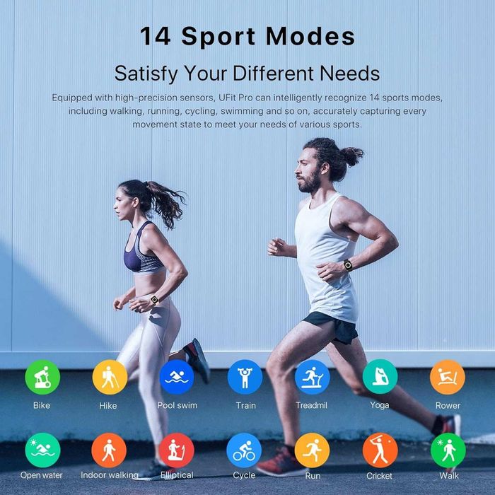 UMIDIGI UFit Pro(44 мм) Смарт часовник- фитнес тракер