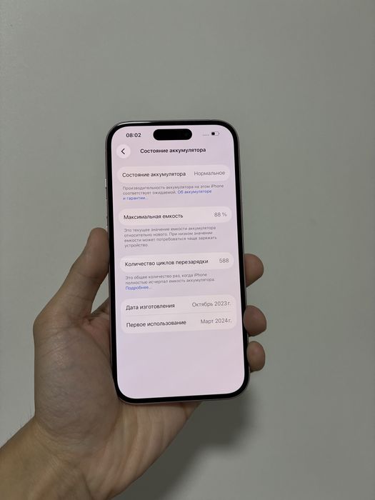 iPhone 15 / 128GB / Розовый