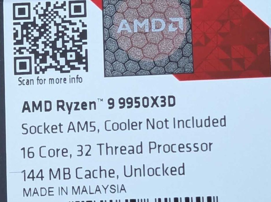 Procesor AMD Ryzen 9 9950X3D Sigilat