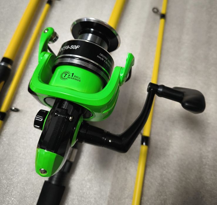 SET 2 Lansete Feeder 3.0m PRO FL Dual Force 200 gr + 2 Mulinete QC5000