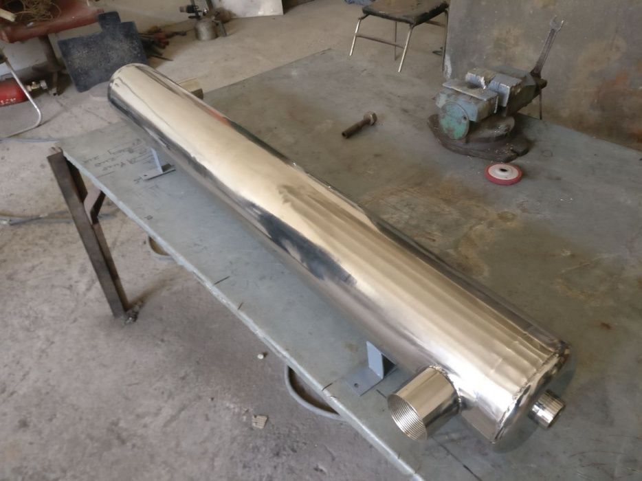 Изготовление теплообменников и гидрострелок из нержавеющей стали.