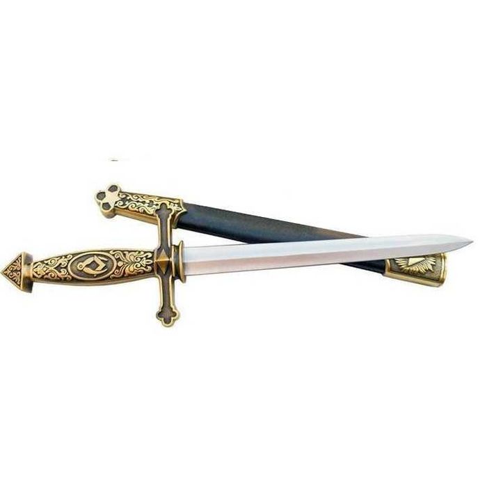 Стоманена Масонска Кама Dagger Церемониална Сувенир Нож