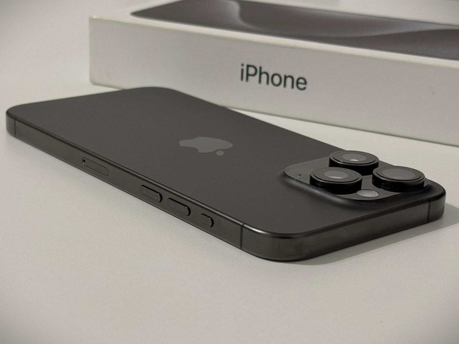 Бартер!Като НОВ! 512GB iPhone 15 Pro Max Black Titanium (Черен)