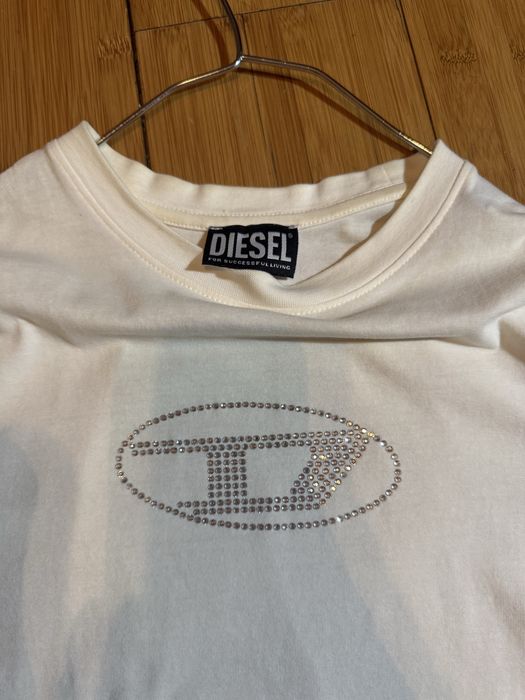 Футболка Diesel со стразами