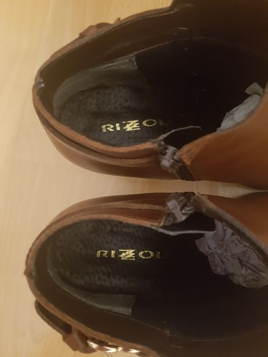 Botine maro căprioară