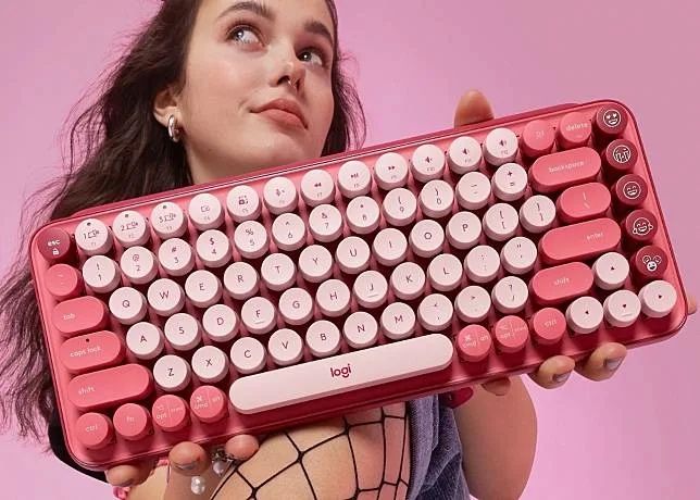 Клавиатура Logitech POP Keys э розовый
