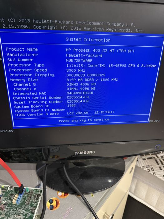 kit placa de baza si procesor i5 4590s