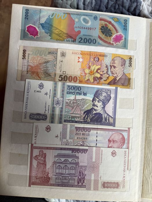 Colectie monede si bancnote vechi
