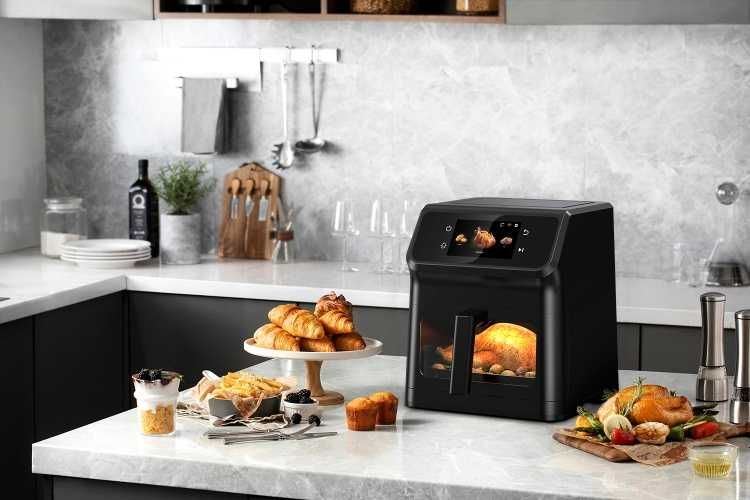 Аэрогриль Hofmann Smart Air Fryer SAF1812TSBK/HF с годовой гарантией