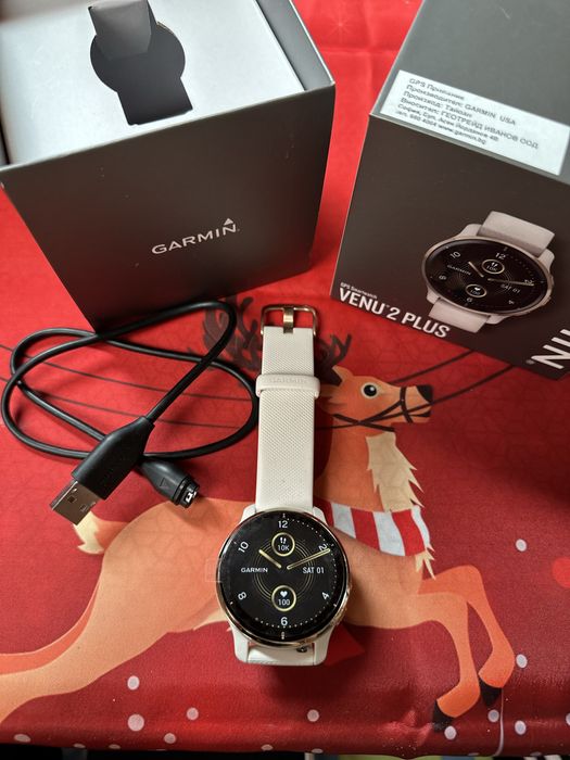 Часовник Garmin Venu 2 plus с гаранция