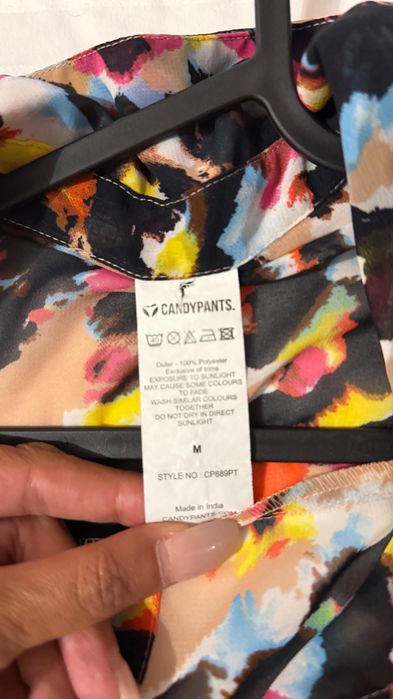 Zara Asos Плажен комплект риза панталон бански candypants