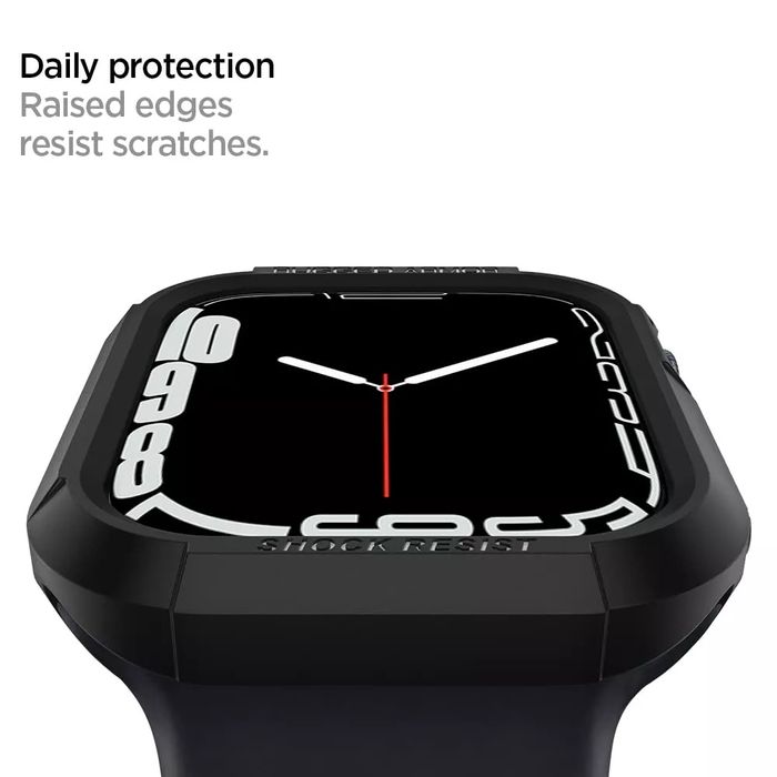 Удароустойчив Кейс Протектор за Apple Watch 7 6 5 SE 40 41 44 45mm 3D