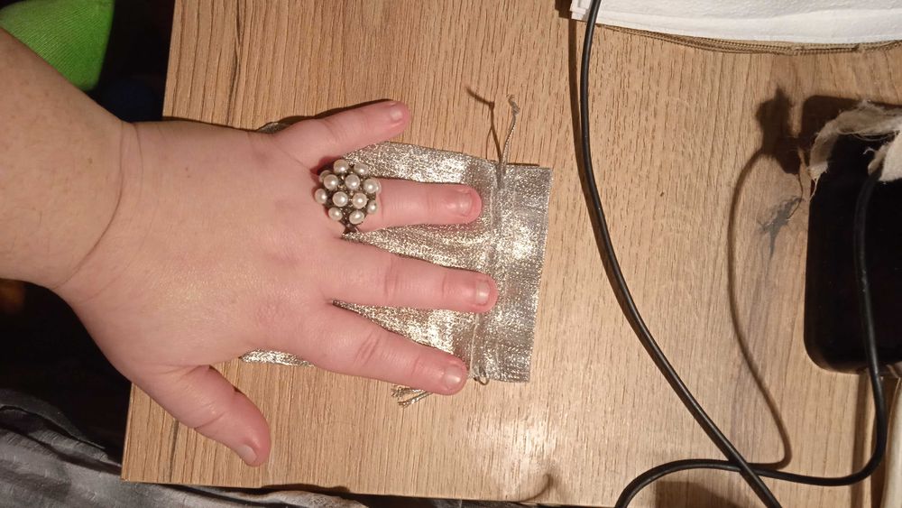 Сребъре пръстен с перли