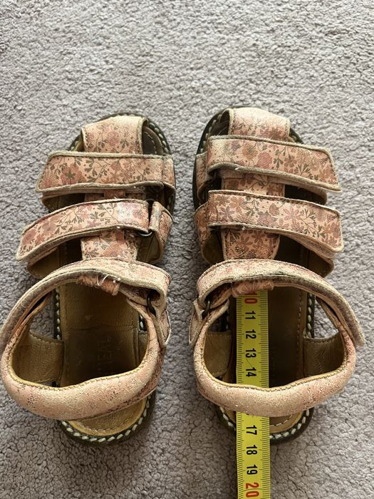 Sandale Wheat din piele, marime 29