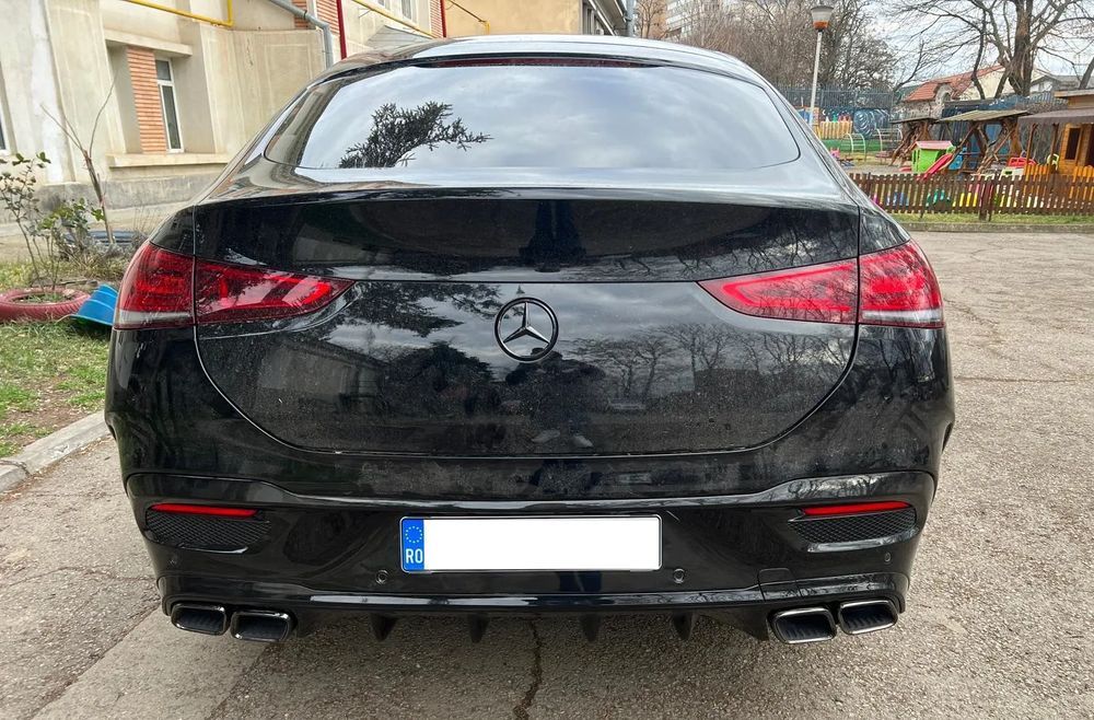Difuzor bara spate 63 AMG GLE Coupe C167 compatibil cu Mercedes (2020+) Black Design