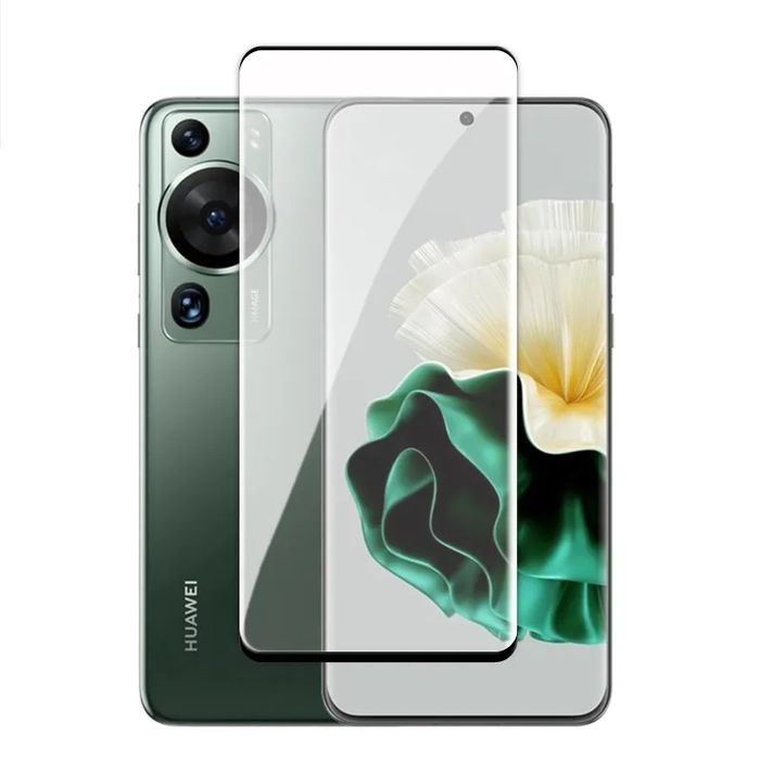 Huawei P60 Pro /Nova 11 Pro/ 3D ЦЯЛО ЛЕПИЛО Стъклен протектор за екран