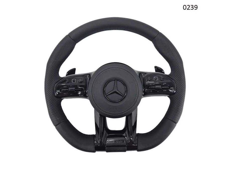Volan sport piele AMG MercedesCLA, CLS, E, G, GLC, GLS, GLE Old touch