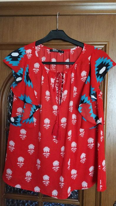 Bluza de vara Desigual, mar. S-L