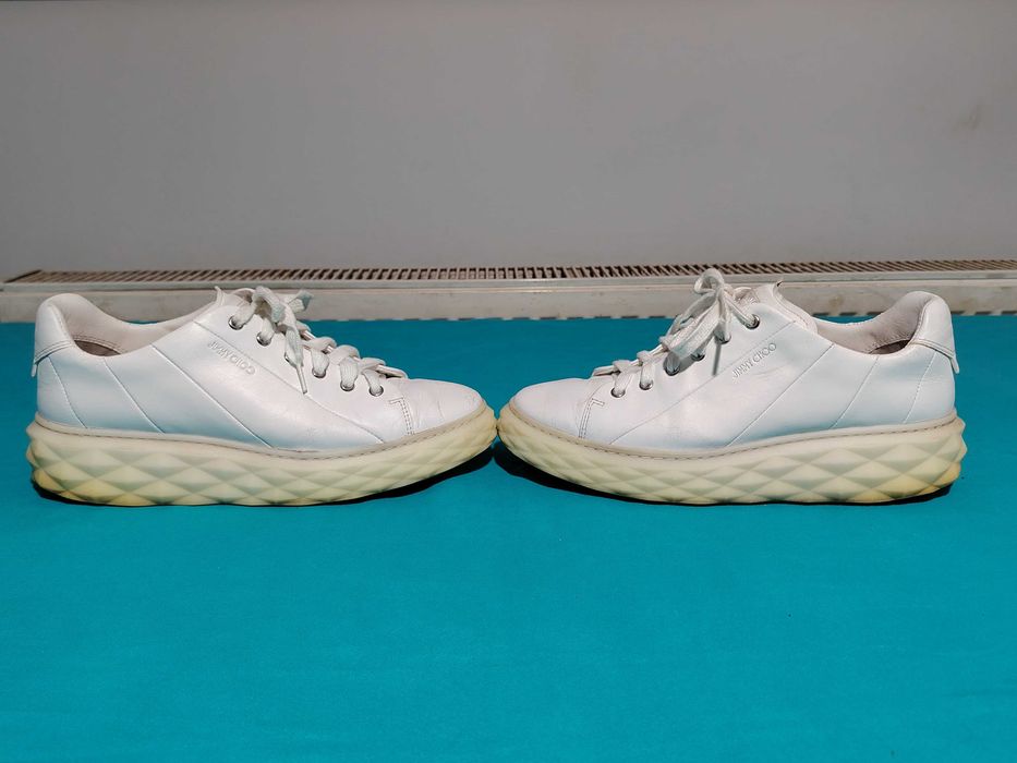 JIMMY CHOO, tenesi din piele, mărimea 41, interior 26,5 cm