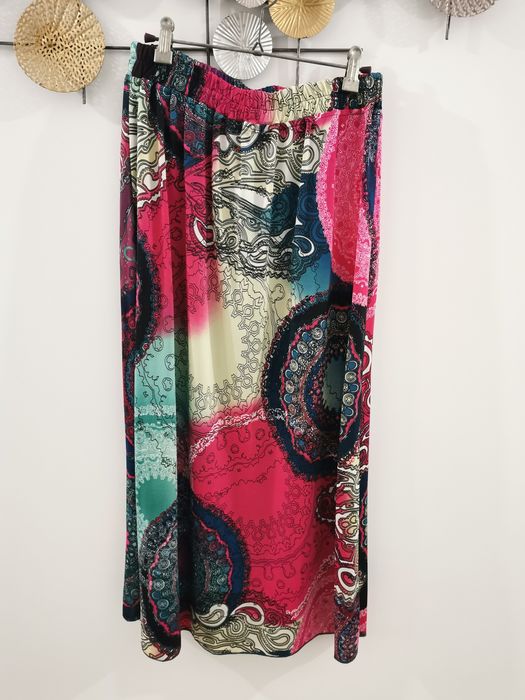 Fusta lungă multicolor