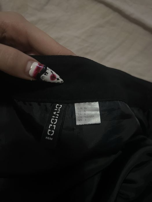 Черна дънкова пола