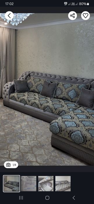 Углавой диван в отличном состояни