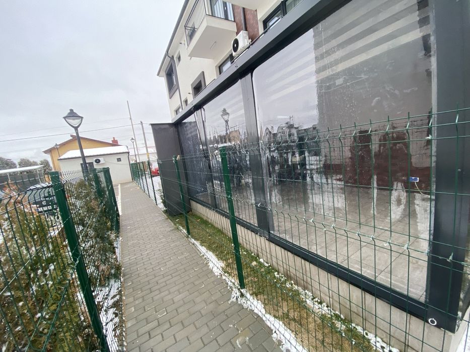 Inchideri terase/foisoare cu folie Cristal PVC Taiwan 0.8mm