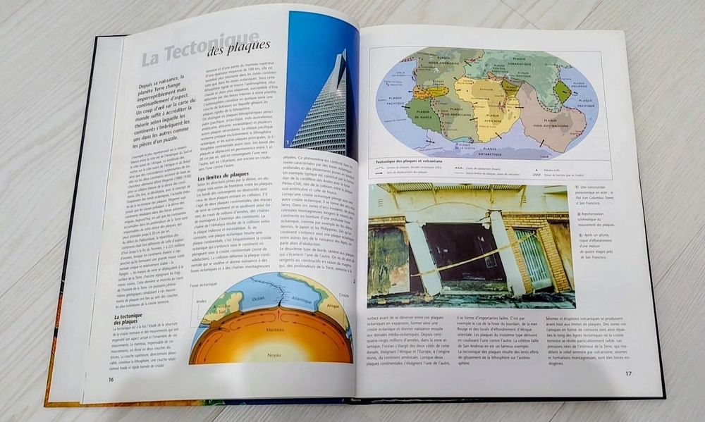 Atlas universel illustré - atlas geografic in limba franceza, 2001
