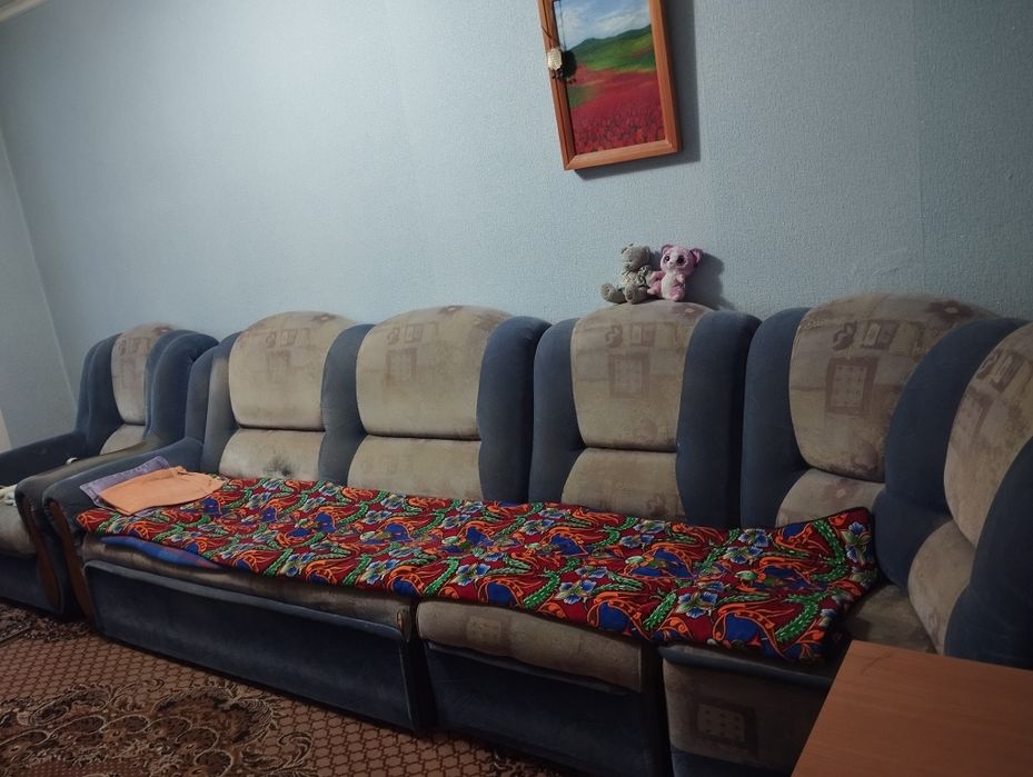 Диван раскладной с креслом