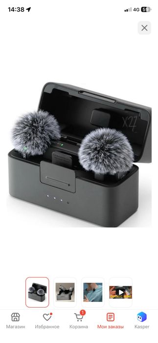 Микрофон DJI Mic Mini(2TX + 1RX + Charging Case) черный