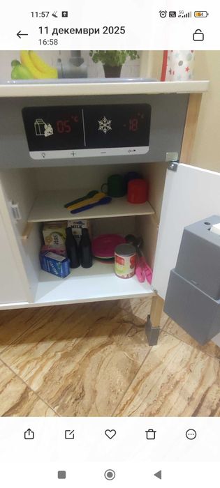 Детска дървена кухня на Лидл