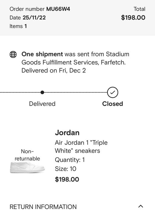 Nike Air Jordan 1 Triple White