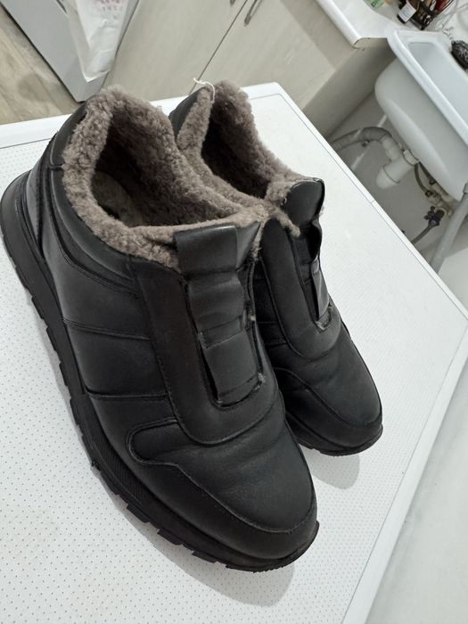 Мужские полуботинки чистая кожа. Италия, разм 41-42 стелька кажется 26