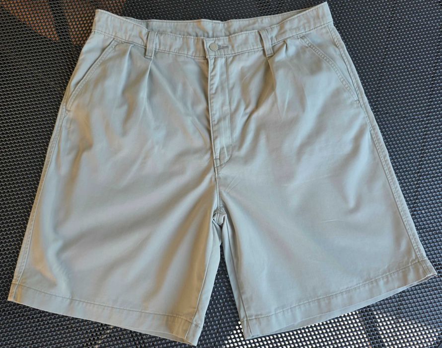 Levi's Premium Pantaloni Scurți Baggy Pleated Gri Deschis W36 – stare excelentă