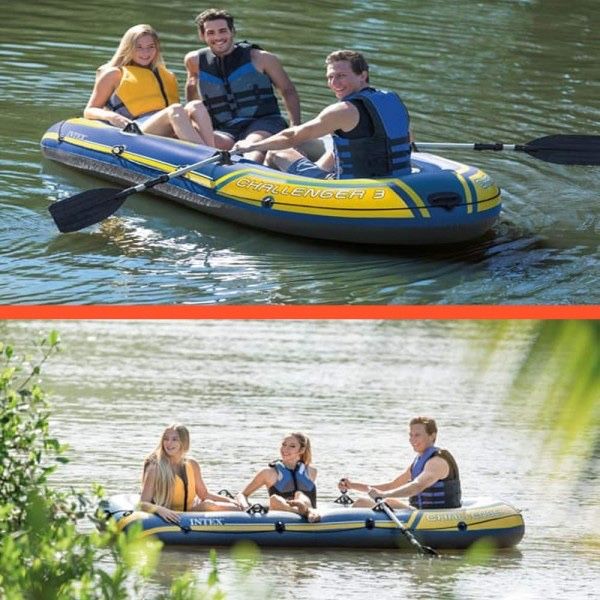 Триместна надуваема лодка Challenger 3 INTEX