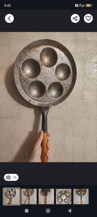 Сковорода для пончиков СССР