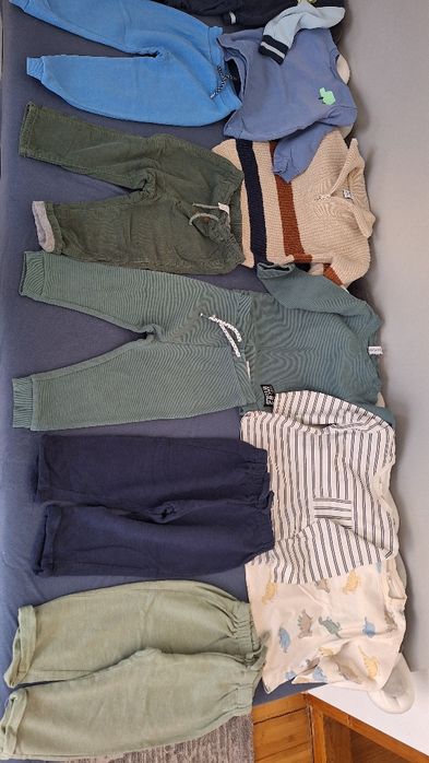 Compleu set bluza si pantaloni h&m lupilu 86